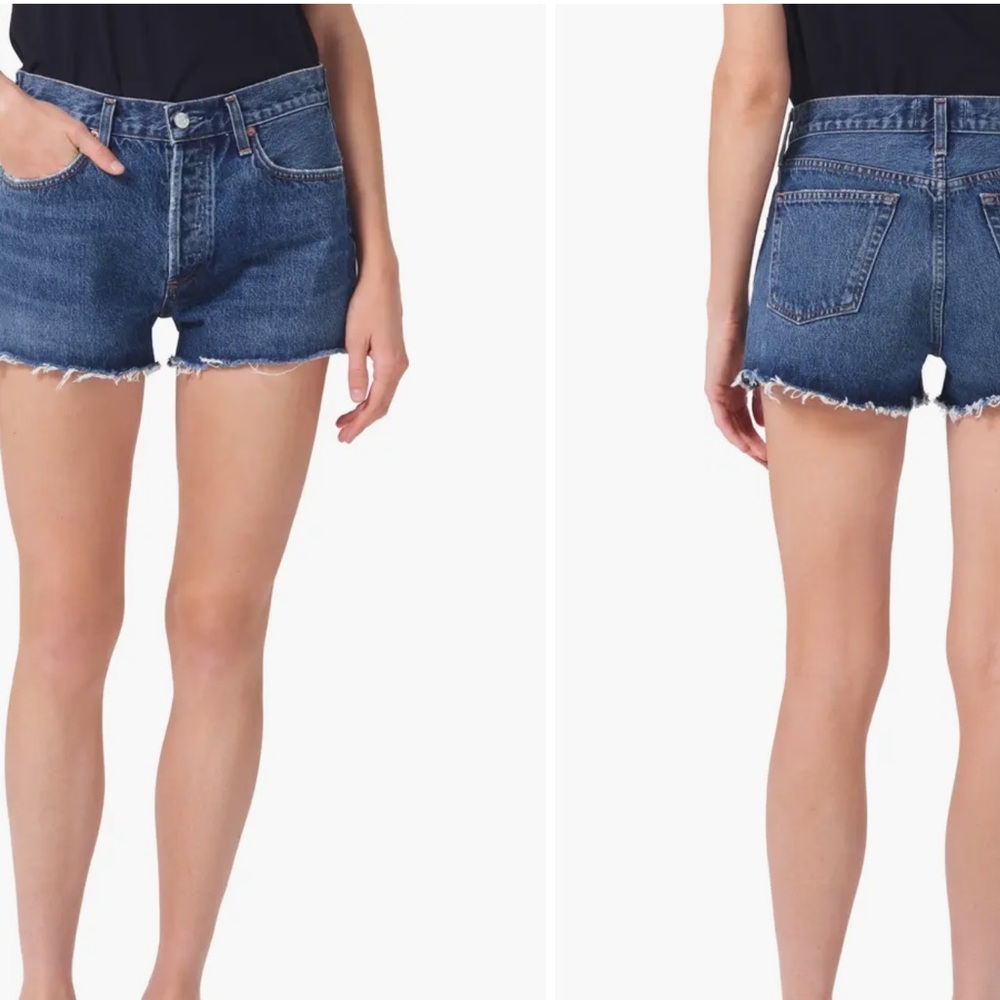 AGOLDE Organic Cotton Denim Shorts
